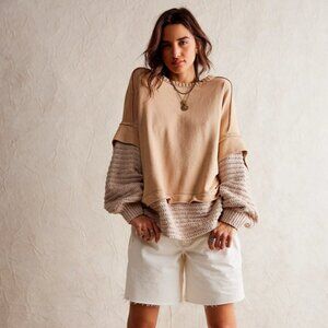 FREE PEOPLE - We The Free Holly Twofer Pullover